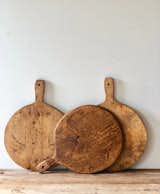 A set of three vintage wooden boards