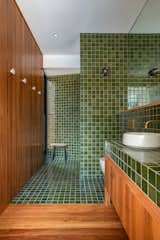 Bathroom in Summertown House by Troppo Architects and Fabrikate