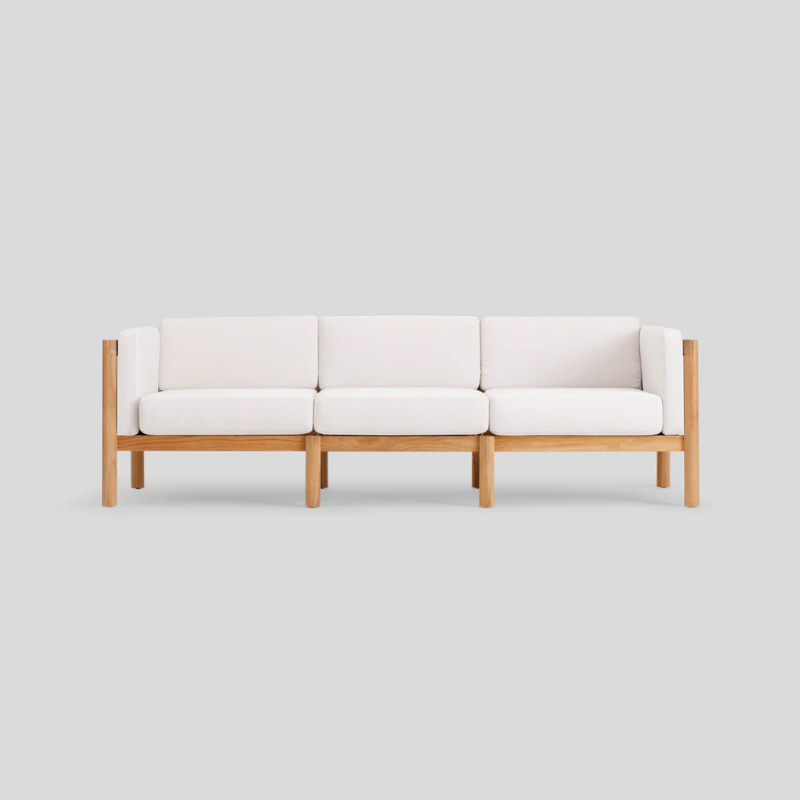 Neighbor Modern Teak Outdoor Sofa