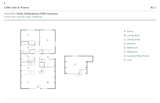 Floor Plan of Little Owl A-Frame by HSH Interiors