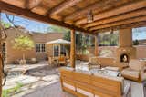 pueblo homes often incorporate a sheltered courtyard or patio.  Photo 13 of 14 in This Classic Pueblo-Style Home in Santa Fe, New Mexico Could Be Yours for $2.3M
