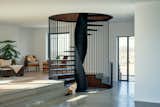 Johan built the stairs himself. Marble for the kitchen was sourced from a quarry 10 minutes away, as were the limestone floors.