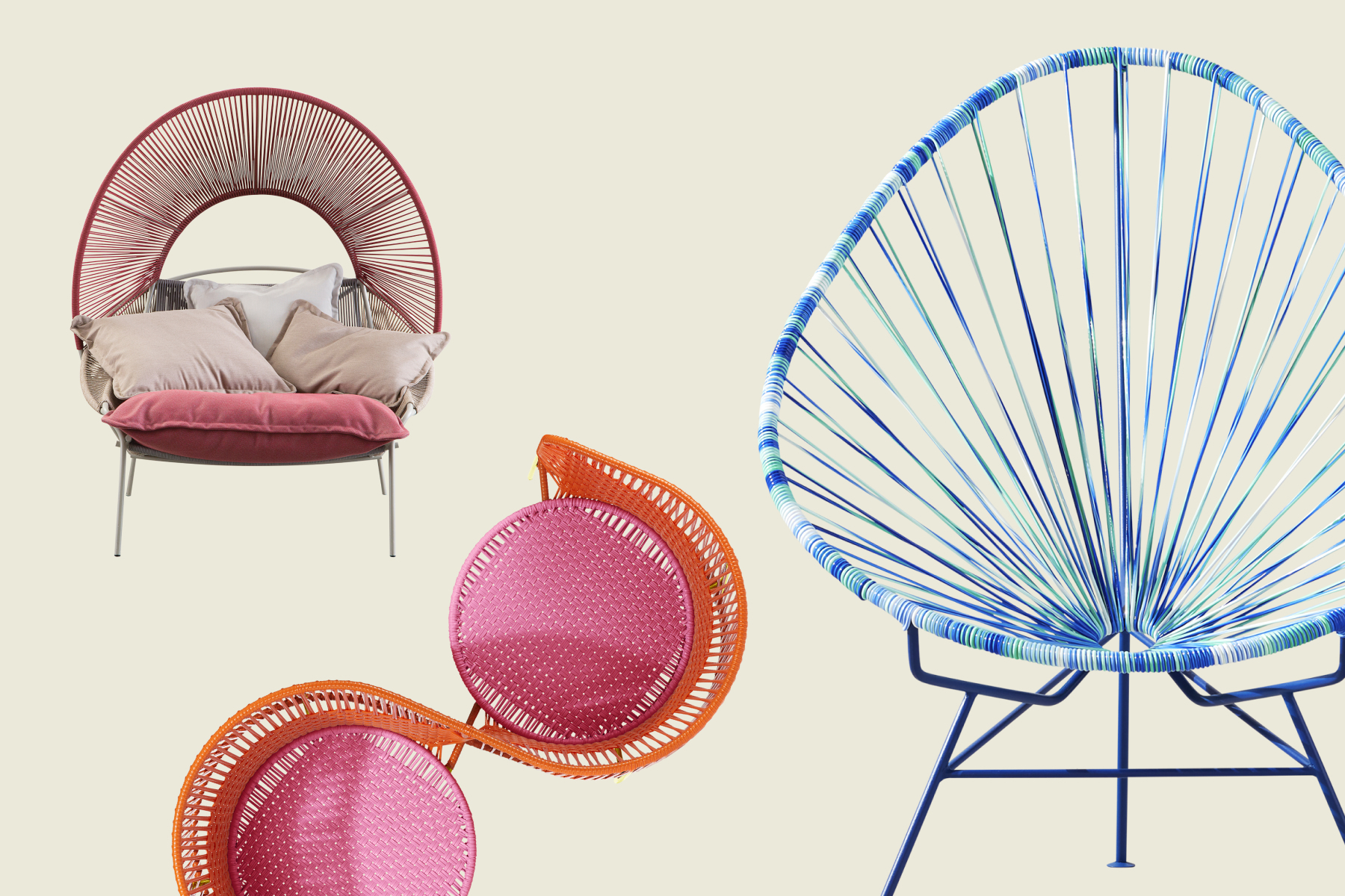 These 7 Spins on the Acapulco Chair Don t Sacrifice Comfort Dwell