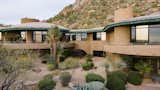 “Decorative details echo the shapes, forms, and colors of the desert,” says the listing agent.  Photo 5 of 16 in An Earthshipesque Home by a Frank Lloyd Wright Protégé Hits the Market for the First Time