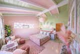 Now, the ultra-campy Flamingo Room embraces classic Palm Springs colors and motifs. "Dani starts with the vibe, textures, and color palettes and then works backward towards possible," Trixie says.&nbsp;