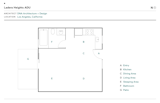 Floor Plan of Ladera Heights ADU by DNA Architecture + Design