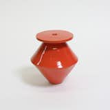 BZippy LG Diamond GLoss Red Vase