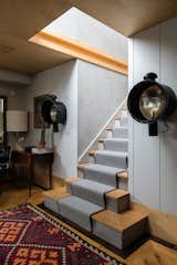This staircase leading below deck is well lit by skylights and windows above, also allowing light into the darker parts of the cabin.&nbsp;