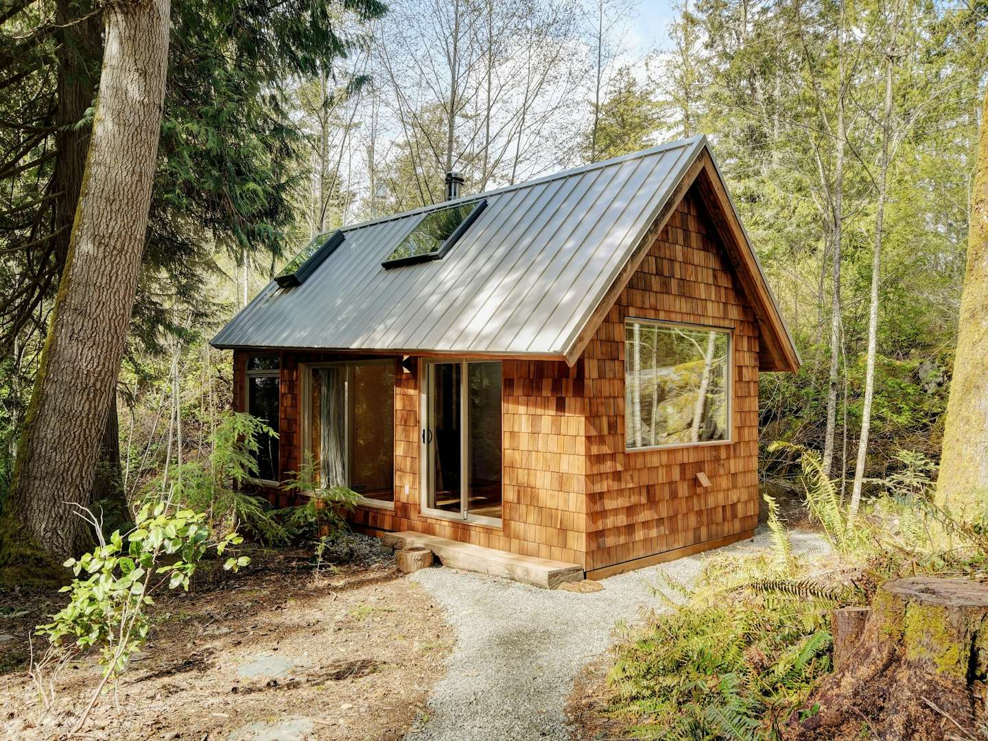 Photo 20 of 25 in A Pair of Tranquil Cabins Nestled on Vancouver Island Ask 1.15M Dwell