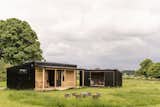 The cabin consists of two structures: a main living/sleeping area and a bonus space that sits right next to it.