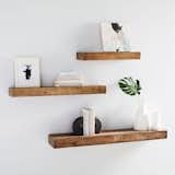 West Elm Reclaimed Solid Pine Floating Wall Shelves