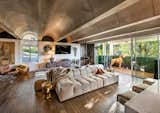 Living area of Olympus Flat by Vince Scarano