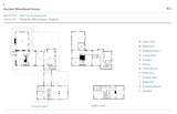 Floor Plan of Ancient Woodland House by Tom Turner Architects
