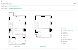 Floor Plan of Cobble Hill Loft by Solk Architecture