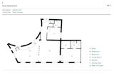 Floor Plan of Ame Apartment by Atelier OLK