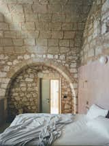The guest rooms are located in the original masseria, perpendicular to the main living wing. The sleeping wing is spread across two levels, with six bedrooms on the ground floor and two above.