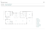 Floor Plan of Sky Ranch House by Rain City Architecture