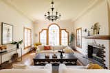 Living ROom of Rothenberg Residence Spanish Colonial Home