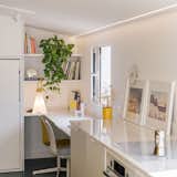  Photo 13 of 21 in This 506-Square-Foot Apartment Lives Large With Cheery Yellow Interiors and an Outdoor Soaking Tub