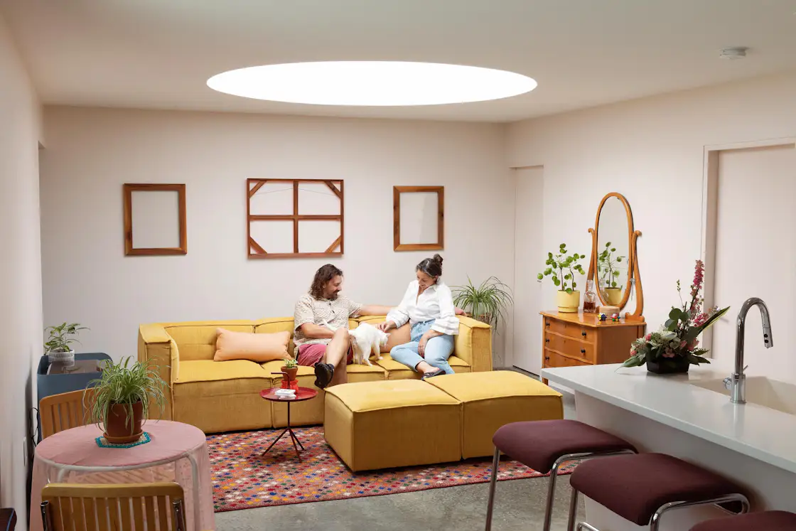 A True Starter Home in Columbus, Indiana, Nods to Nearby Buildings by