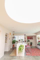 Columbus designer Jonathan Nesci created the angled kitchen island with a single-mold Corian countertop.&nbsp;&nbsp;
