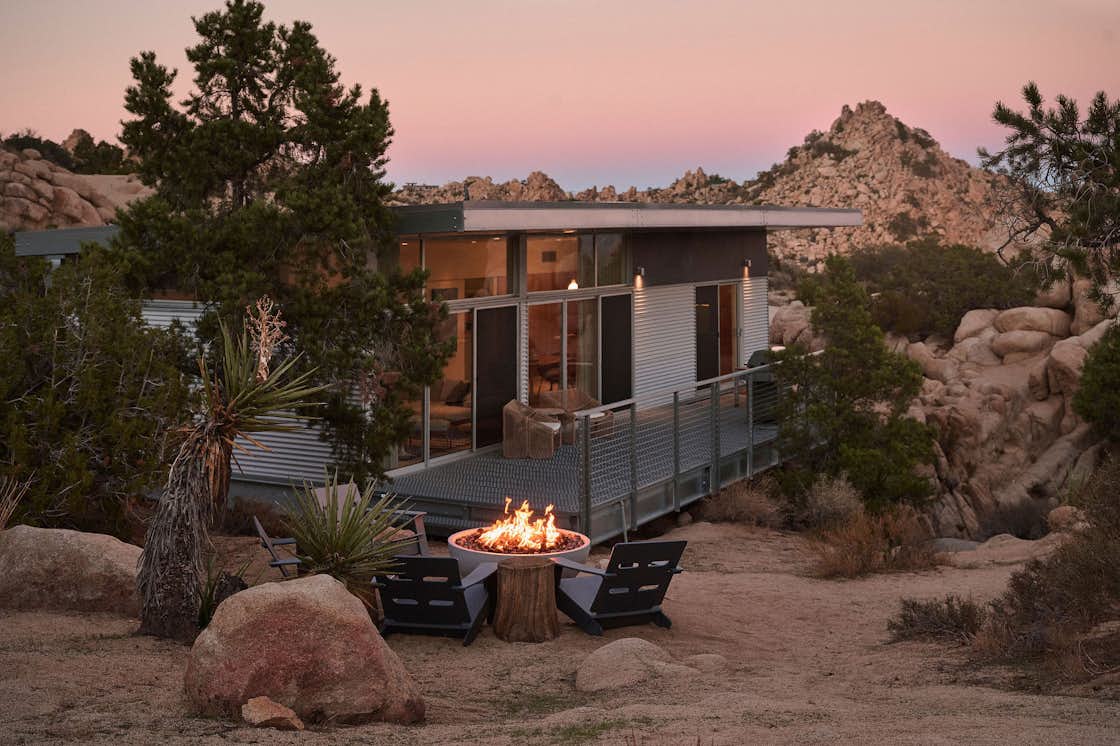 Photo 5 of 12 in A Prefab Home Takes Shape Among the Boulders of Yucca