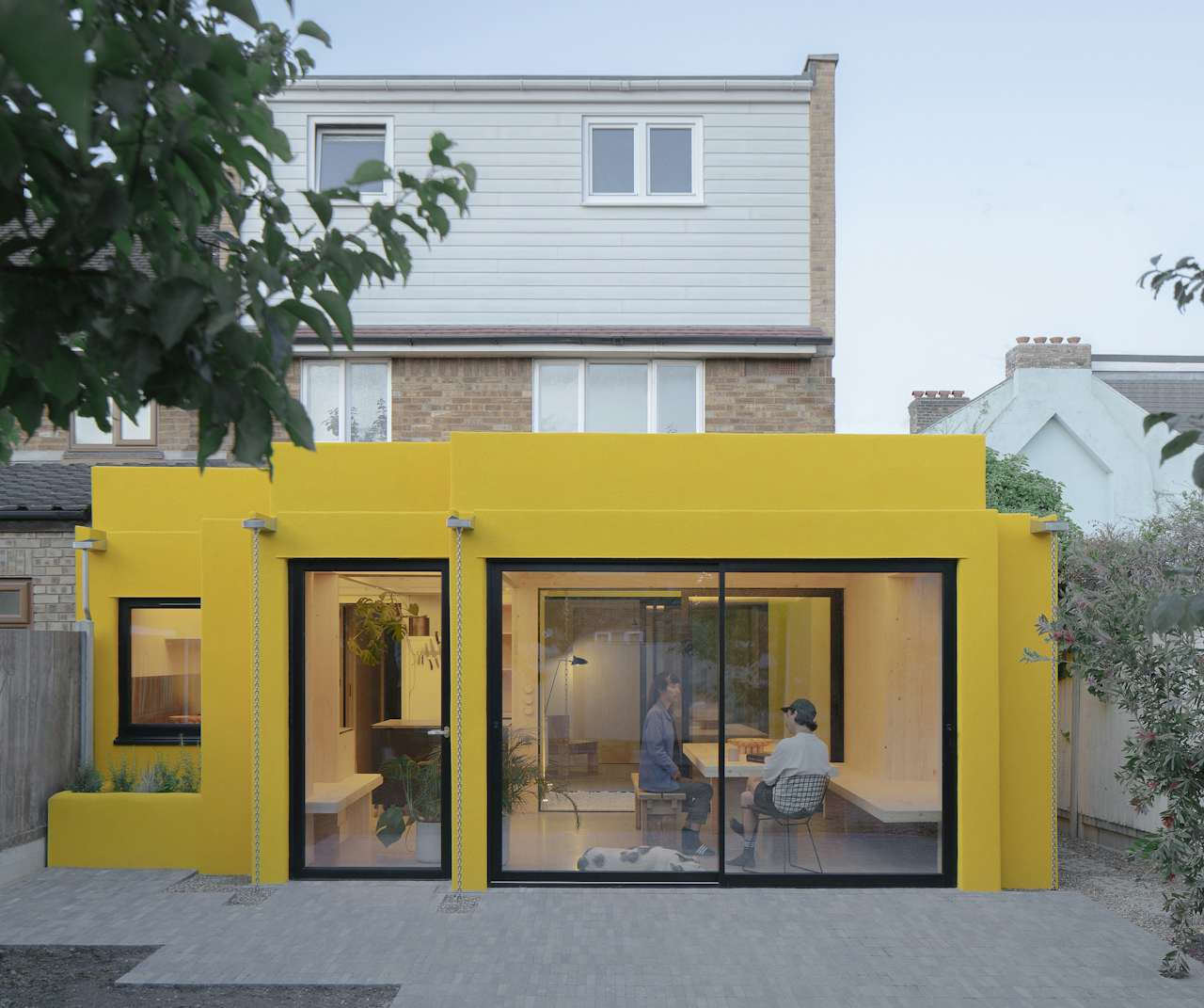 This London Terrace Homes Prefab Addition Is Just Bananas Dwell