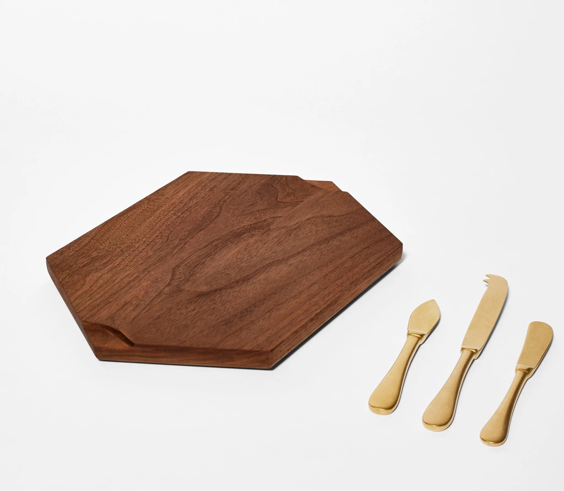 Snowe Walnut Cheese Board Set