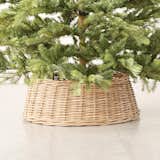 Wicker Basket Tree Skirt, Gray