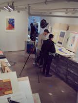 Owen shows Alessandro some pieces from a83’s archives, which incorporates drawings, proofs, and other ephemera the younger Nichols inherited from the elder.  Photo 6 of 15 in A Storied Downtown New York Architecture Gallery Finds New Life