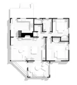 Floor Plan of Lantern House by INC Architecture &amp; Design