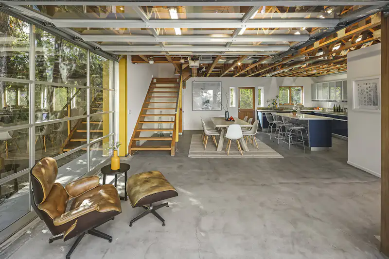 View of This $3.5M Industrial-Chic Compound Is Finely Tuned for L.A. Living - Dwell