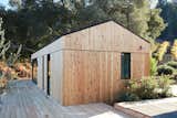 One of the first Dwell Houses recently landed near Leslie Scharf’s vineyard home in Healdsburg, California. Norm Architects led the design of the 540-square-foot prefab, which is wrapped in Real Cedar siding.