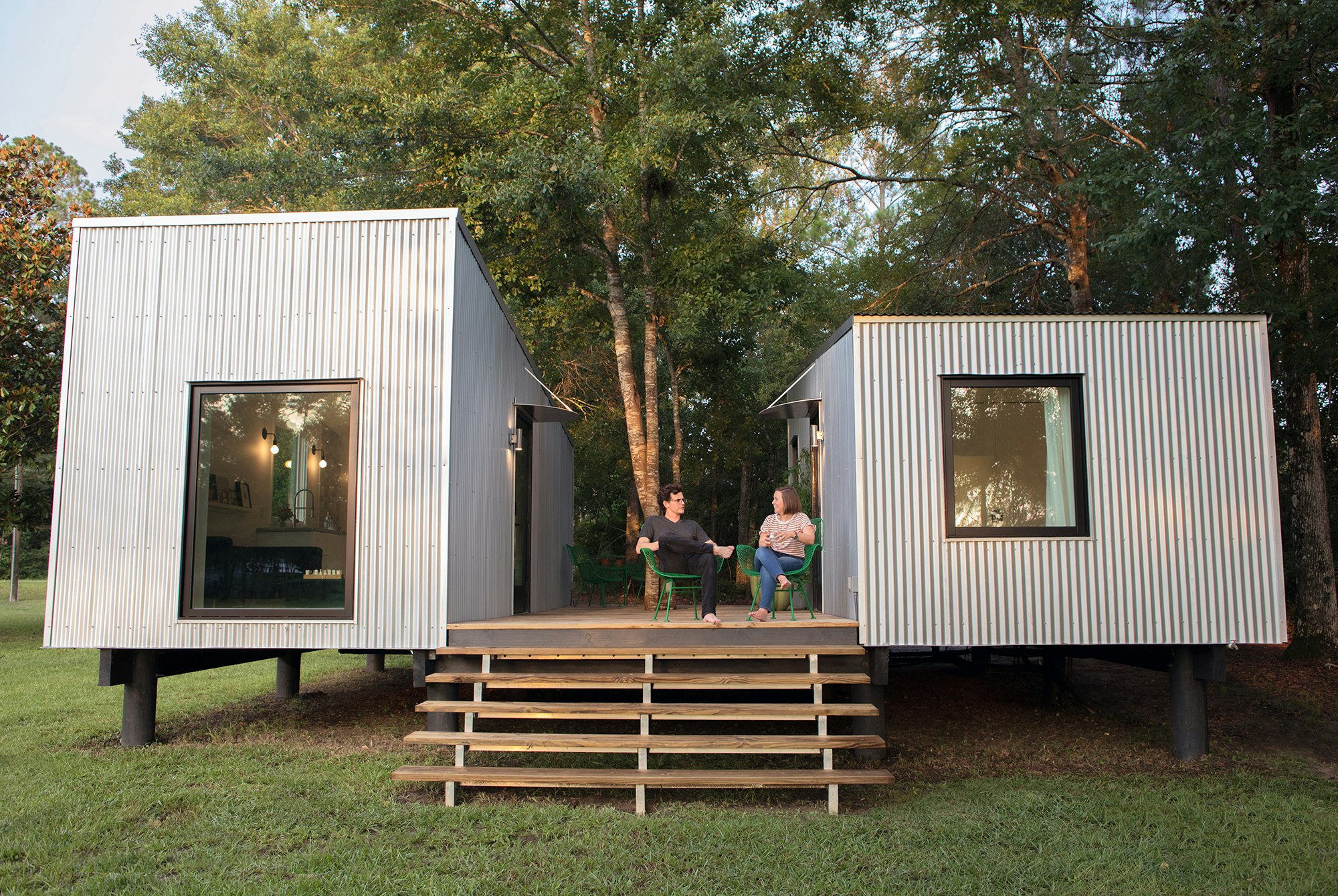 480-Square-Foot Backyard Shipping Container House