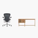 Aeron Chair / Line Storage Desk Office Bundle