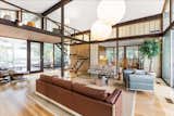 Living Area of Midcentury Home in Montclair by Edward Durell Stone