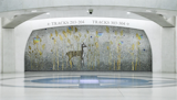 Four of Kiki Smith’s five mosaics were created for alcove spaces in the new station extension, and provide a kind of window between the city and Long Island’s natural beauty.  Photo 2 of 3 in Grand Central Madison Is New York City’s Most Transportive Train Station Thanks to Its Art