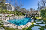 Backyard of Jim Carrey’s Los Angeles Home