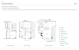 Floor Plan of Sausalito Retreat by 35th Collective