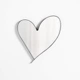 Large Heart Wall Mirror by Leanne Ford