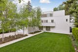 Exterior of Streamline Moderne Home in Minneapolis