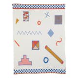 Biquette Shapes Throw Blanket