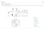 Floor Plan of Hill House by Natalie O. Design

