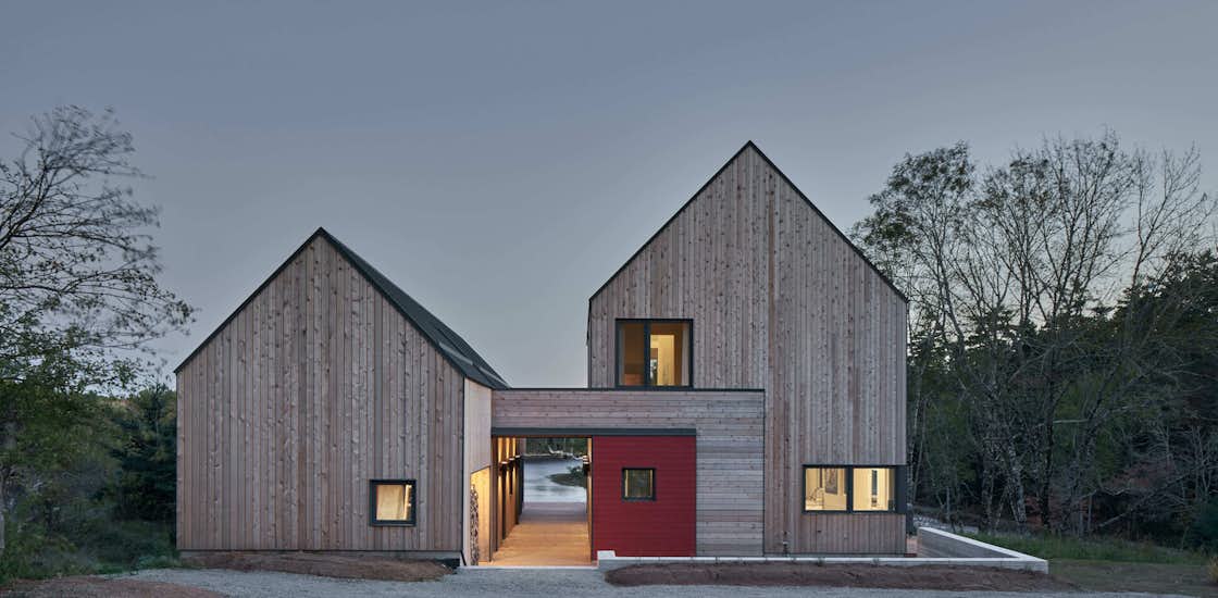 Cedar Cladding Defines this Spectacular Holiday Home in Nova Scotia Dwell