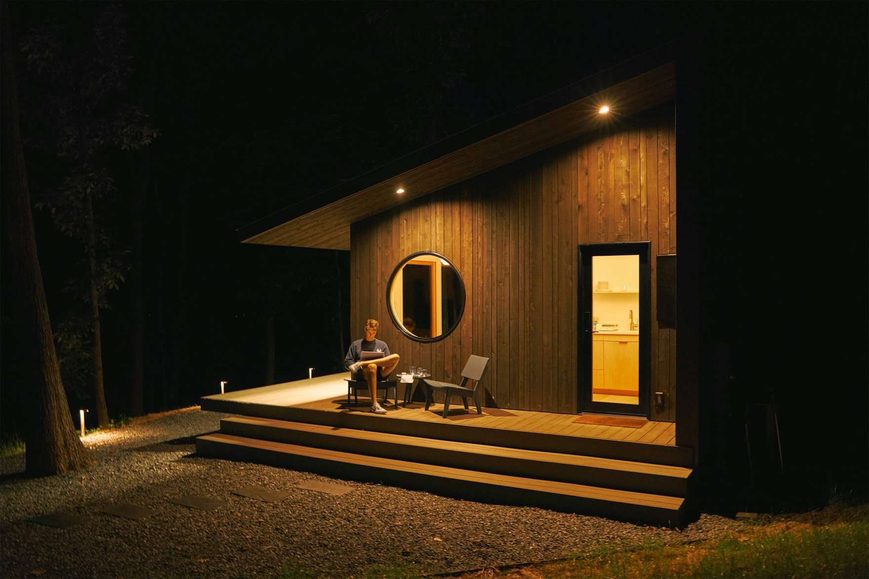Photo 13 Of 13 In A Couple Build A Cabin In The Blue Ridge Mountains 500-off-grid-cabin-how-to-build-a-cabin-without-a-permit-building-a