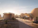 Texas hotelier Liz Lambert, architect Bjarke Ingels, and Austin-based home builders Icon, led by cofounder and CEO Jason Ballard, are laying plans to rebuild Marfa’s El Cosmico hotel on a new 62-acre site. Curvy, dome-shaped lodgings would be 3D-printed to create an otherworldly look.