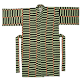 Ikea Batsua Kimono in Green Stripe