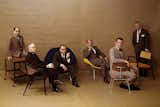 Playboy’s July 1961 issue included a multipage spread&nbsp;featuring rising modernist designers George Nelson, Edward Wormley, Eero Saarinen, Harry Bertoia, Charles Eames, and Jens Risom (from left) with their groundbreaking creations.
