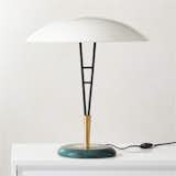 Caro Black and White Metal Table Lamp