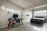 While the 400-square-foot studio is currently used as a guesthouse, it can easily double as an office or workout area.